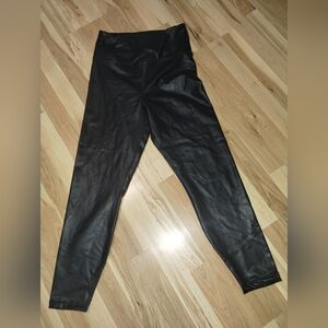 Yogalicious Lux Faux Leather Yoga Pants Large